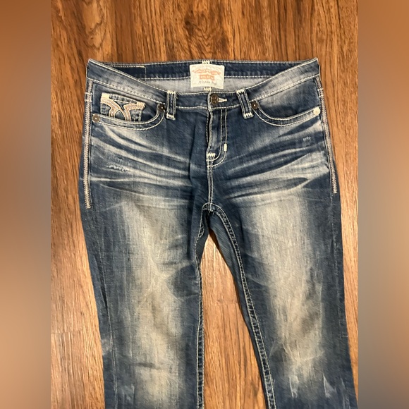 Big Star Dark Blue Jeans with Maddie 31XL - Picture 2 of 11